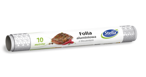 Folia aluminiowa z tłoczeniem 10m rolka