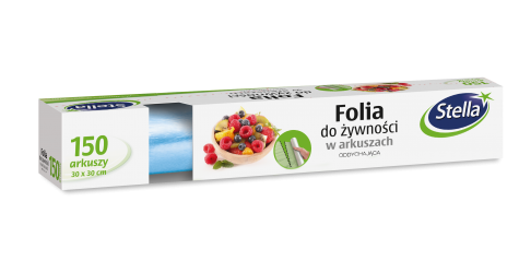Folia do żywności w arkuszach oddychająca 150 arkuszy box