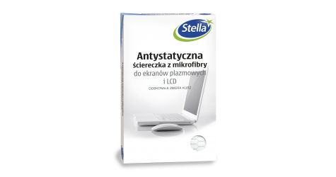 Antystatyczna ściereczka z mikrofibry do ekranów plazmowych i LCD