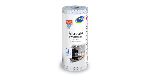 Ściereczki dwustronne na rolce do silnych zabrudzeń 35szt
